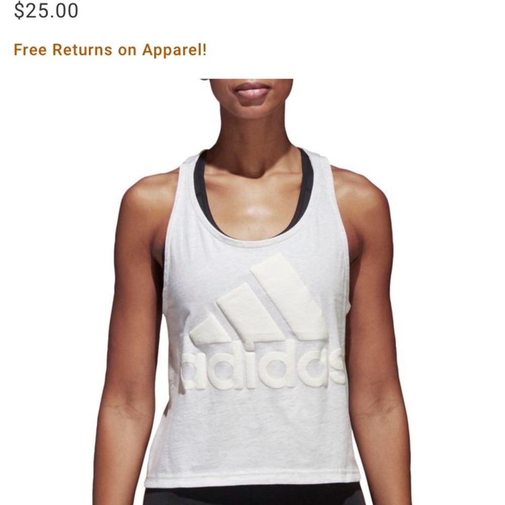 Adidas gray Crop top.